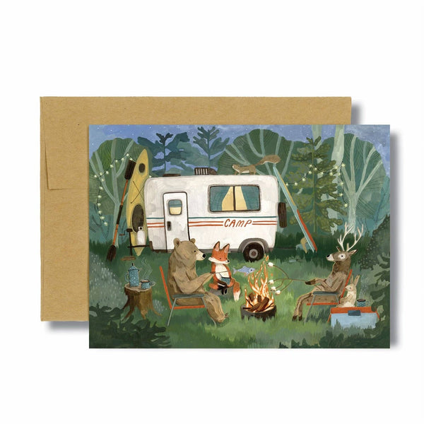 Canyon & Cove Art - Camper Life Card