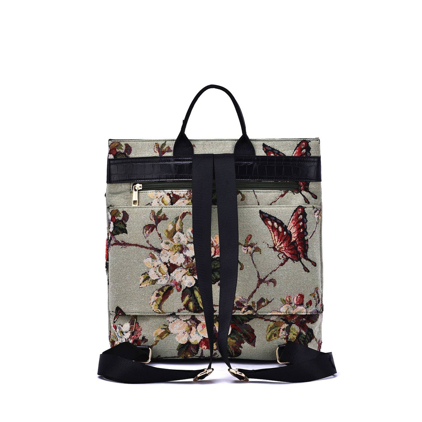 Mellow World - Butterfly Vintage Tapestry Backpack