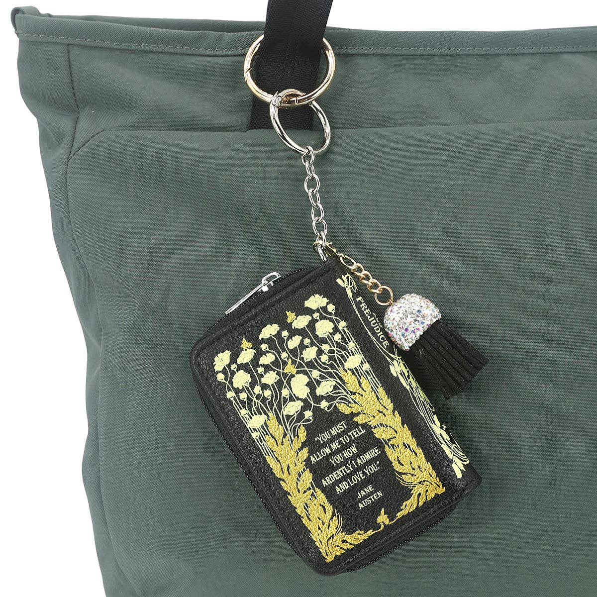 COMECO INC - PRIDE AND PREJUDICE BOOK BAG CHARM COIN PURSE