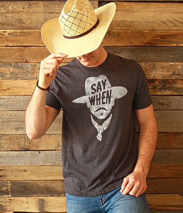 Mason Jar Label - Say When