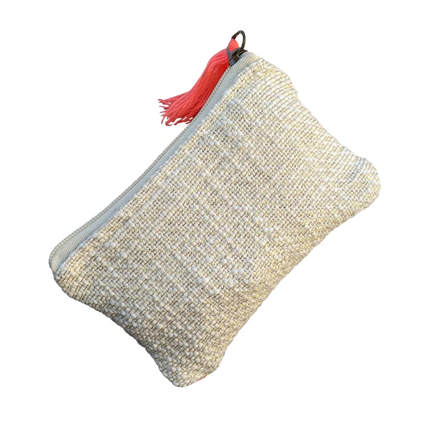 Chloe & Lex - Red Embroidered Floral Coin Purse