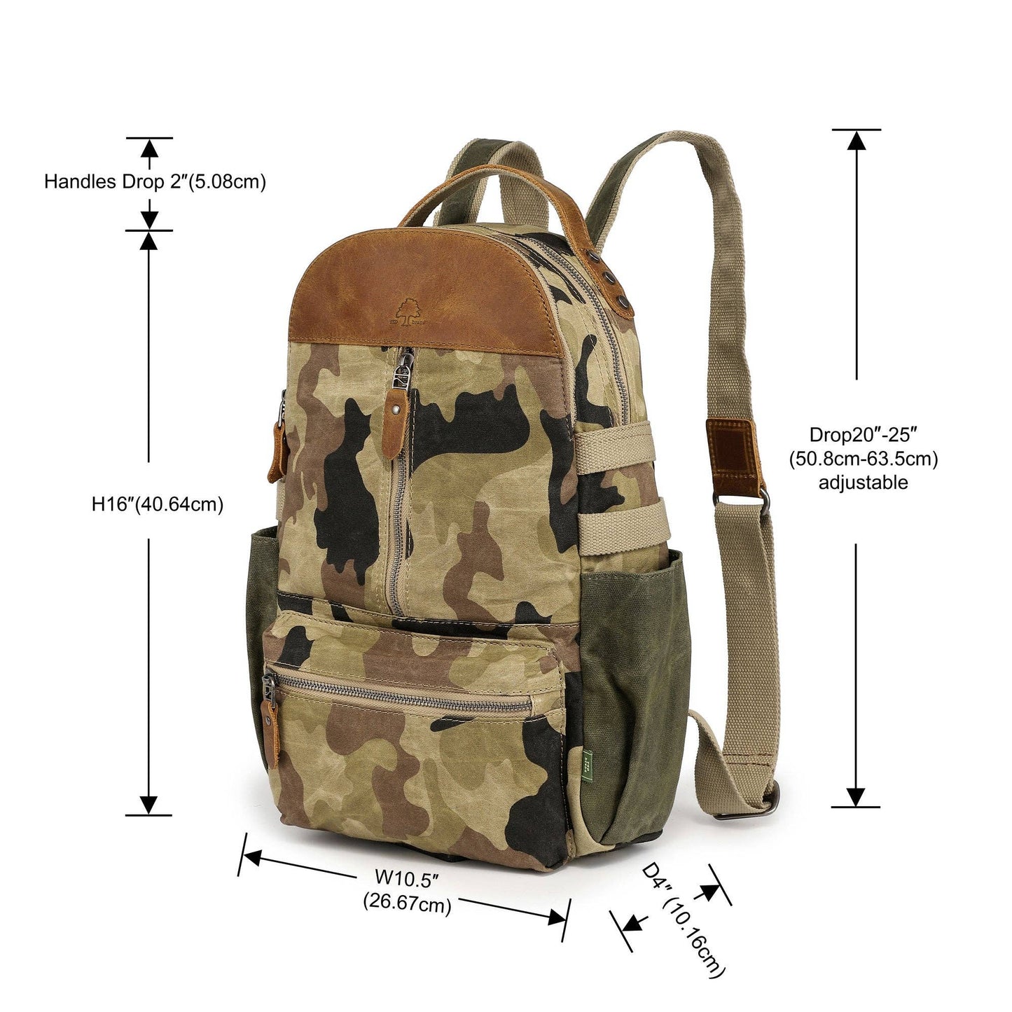 TSD Brand - Mountain Leaf Backpack
