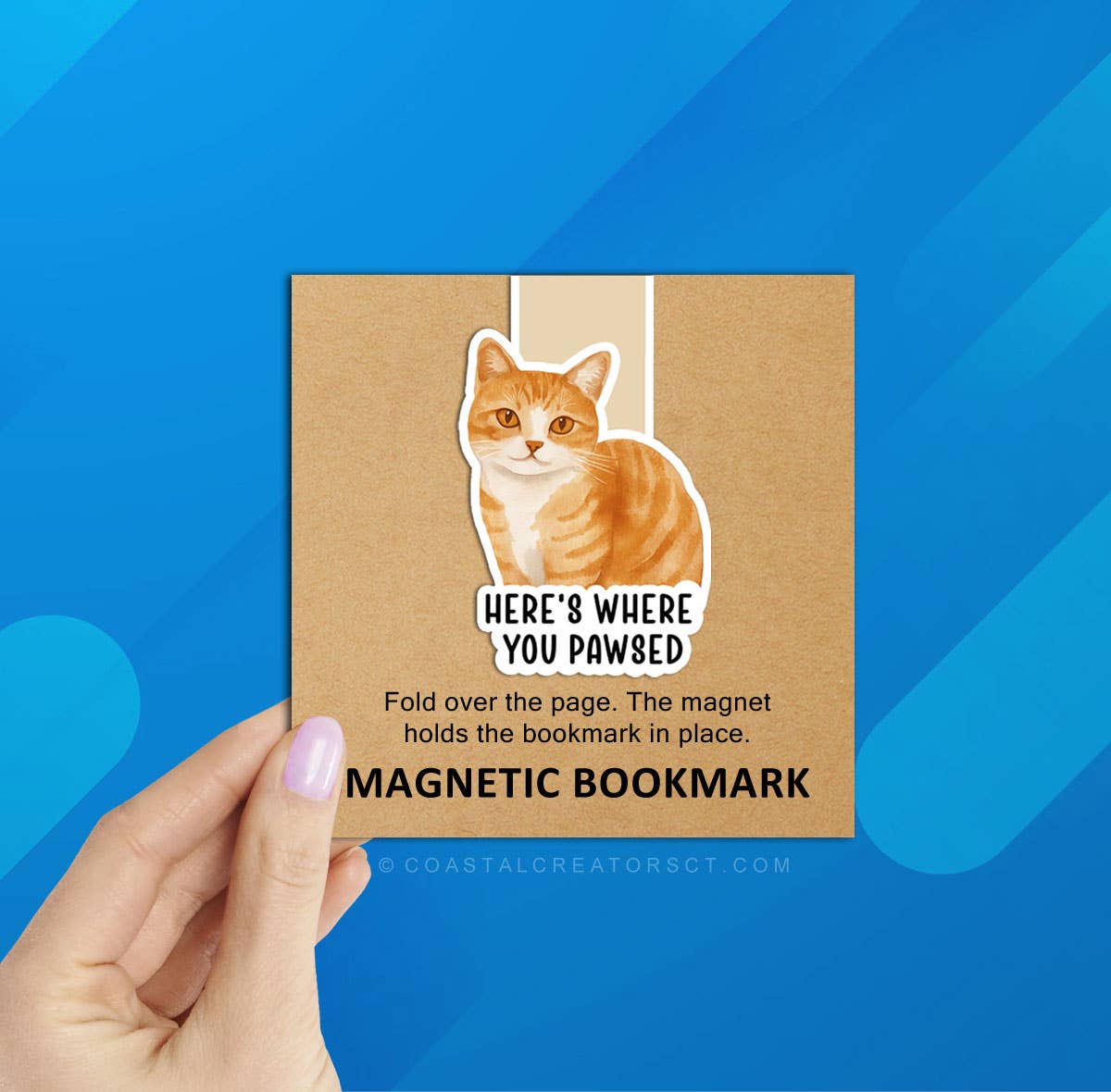 Coastal Creators of Connecticut - The Mew Yorker Cat Journal w/ Magnetic Bookmark (Packaged)