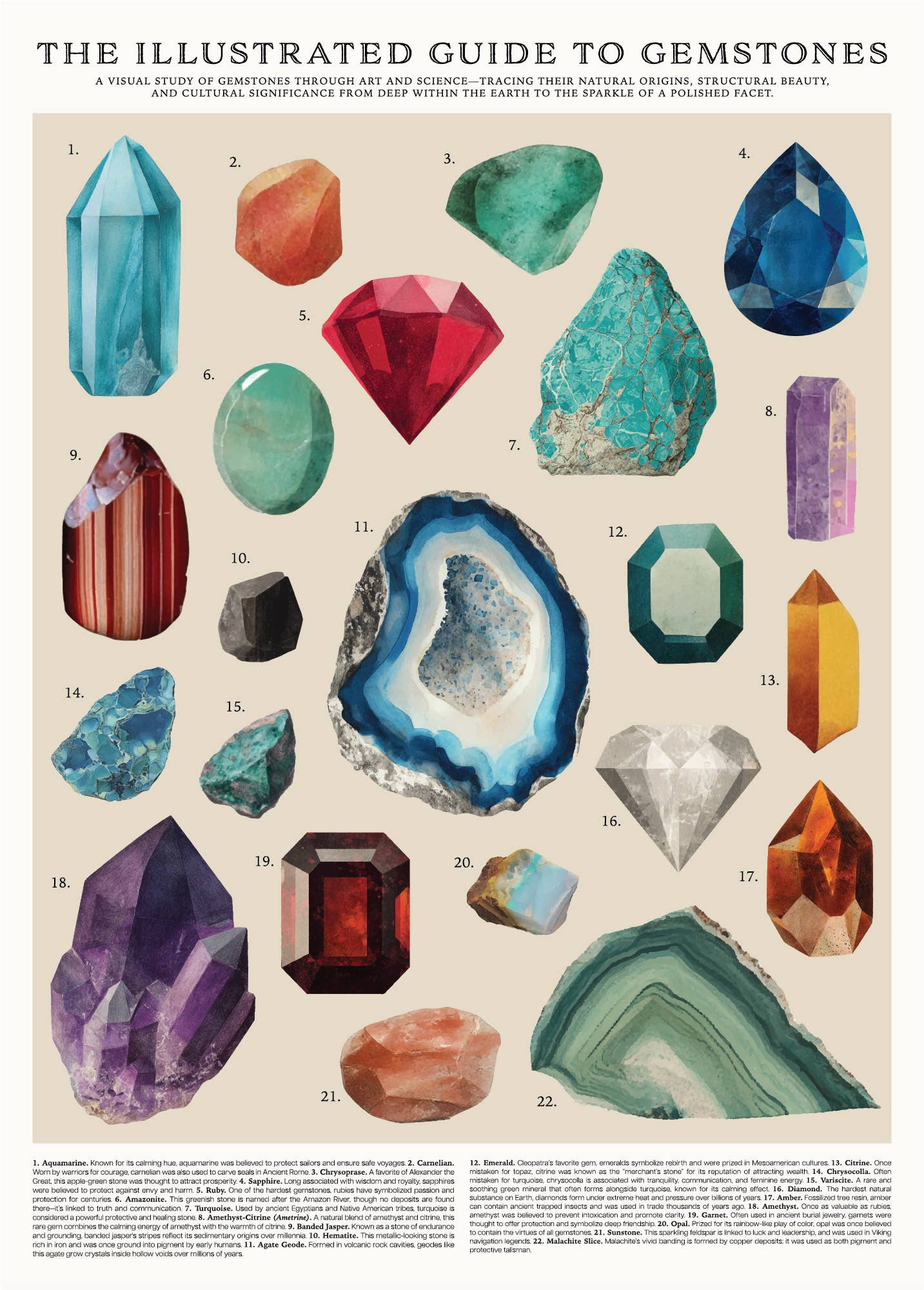 123 Farm - 500 Pc. Gemstones Puzzle