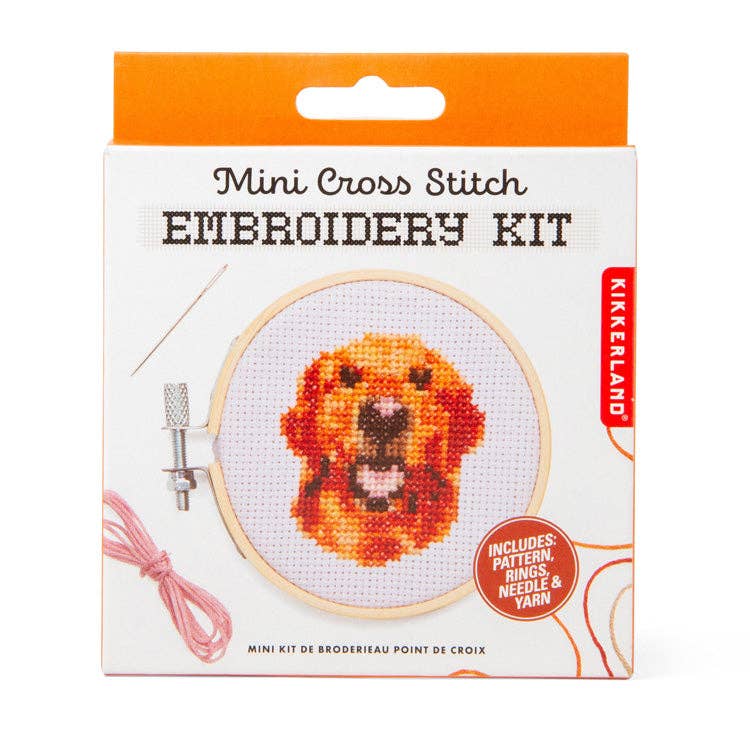 Dog Mini Cross Embroidery Kit