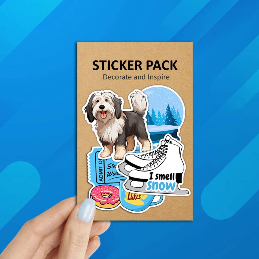 Coastal Creators of Connecticut - 4-Pack Gilmore Girls Winter Festival Sticker Pack