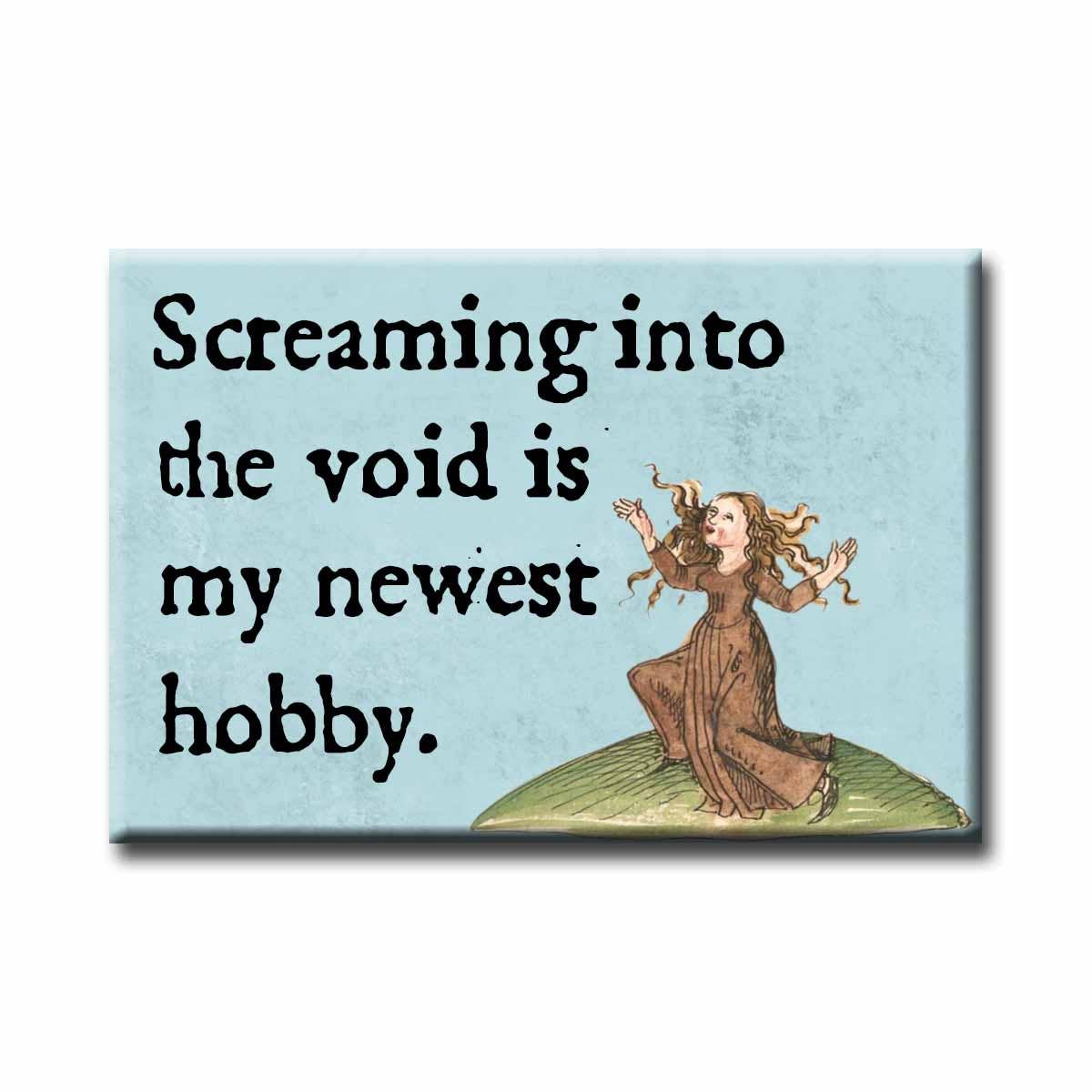 ChicalooKate - Medieval Marginalia the Void Refrigerator Magnet