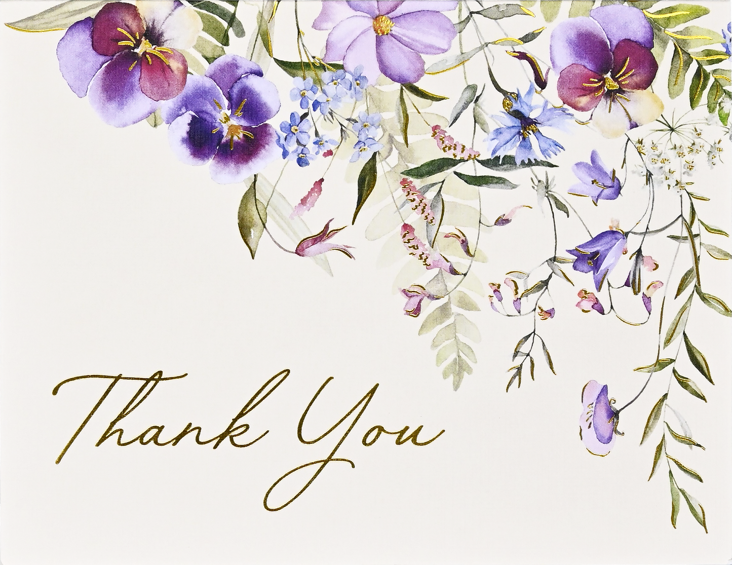 Peter Pauper Press - Wildflowers Premium Thank You Note Cards