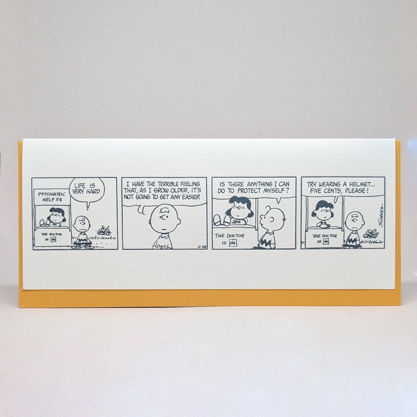 Big Wheel Press - Life is Very Hard - Peanuts
