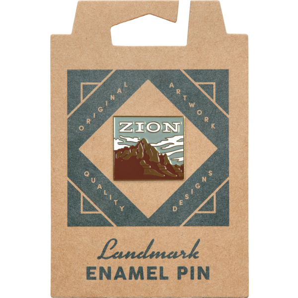 The Landmark Project - Zion National Park Enamel Pin