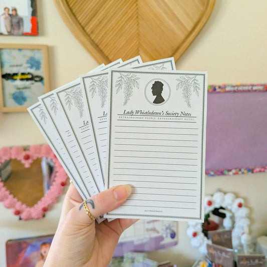 allymakesmagic - The Social Season Notepad