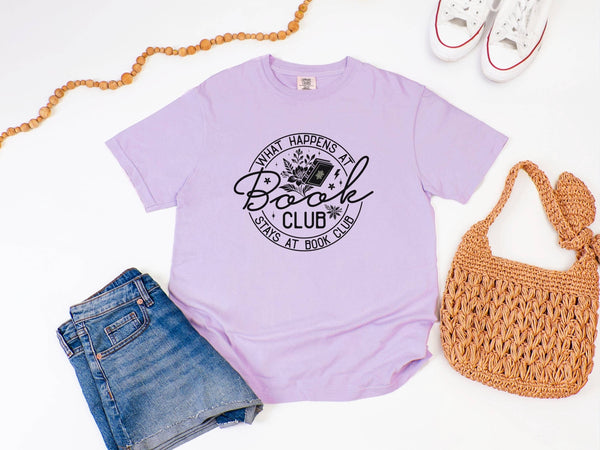 Glaime  What Happens at Book Club Stays at Book Club T-Shirt