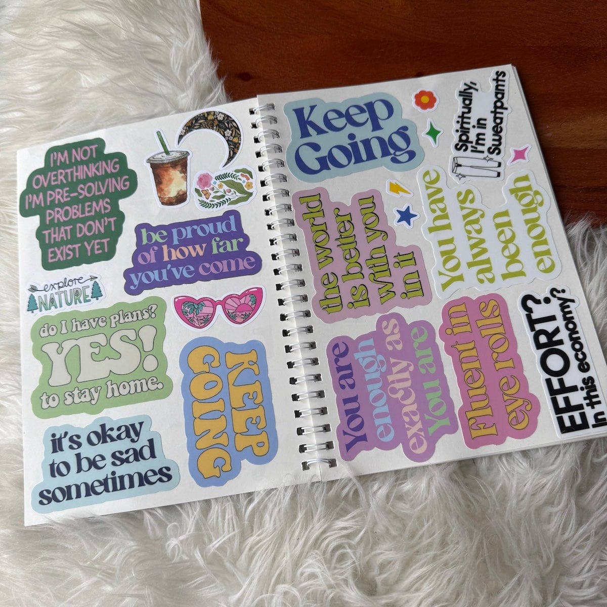 Big Moods - The Unused Sticker Book - Yellow