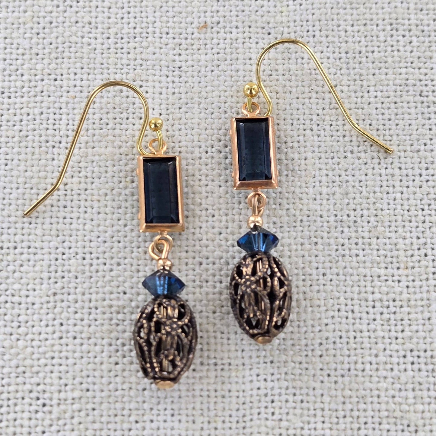 Sadie Green's Jewelry - Crystal Filigree Earring
