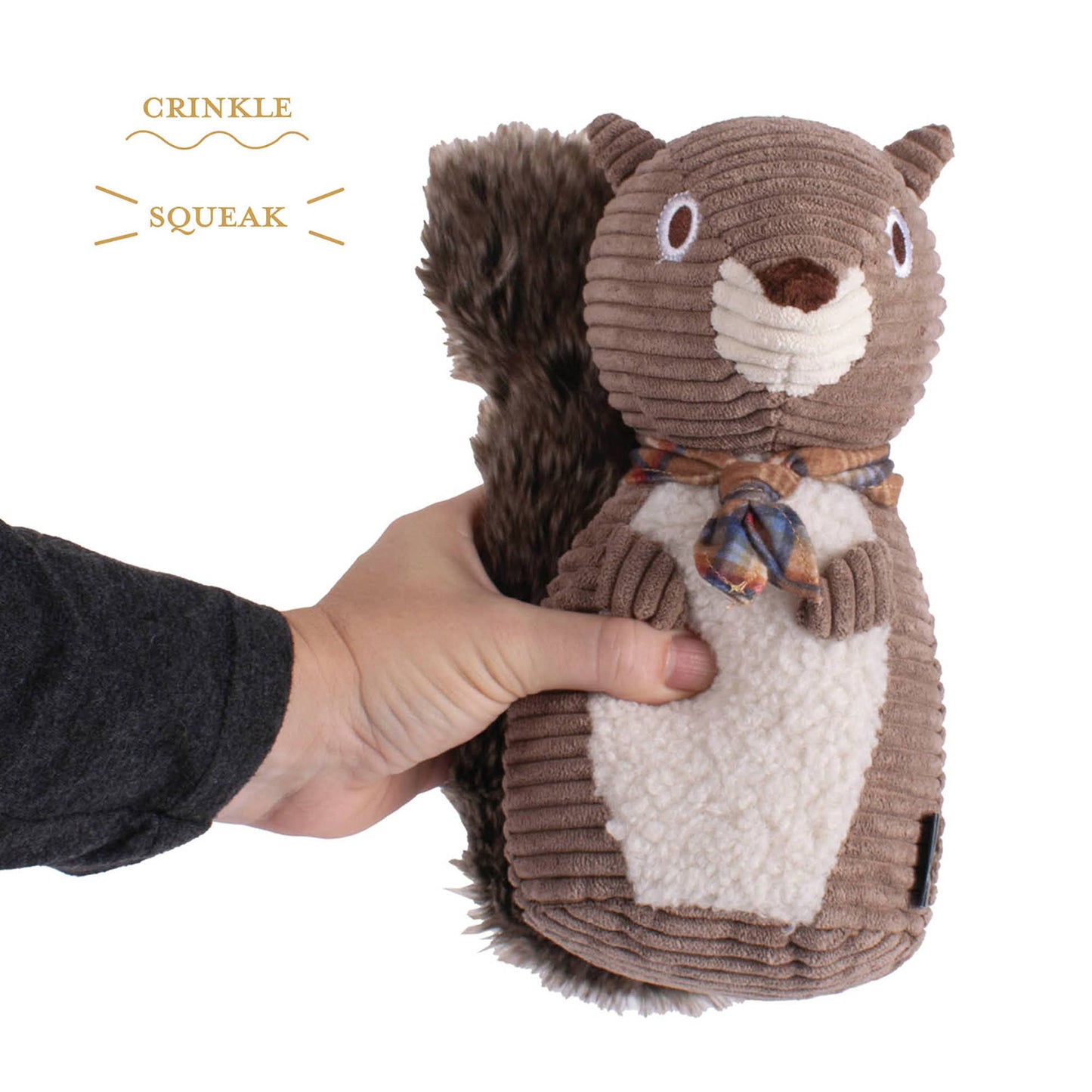 Carolina Pet Company - Pendleton Plush Squirrel Dog Toy