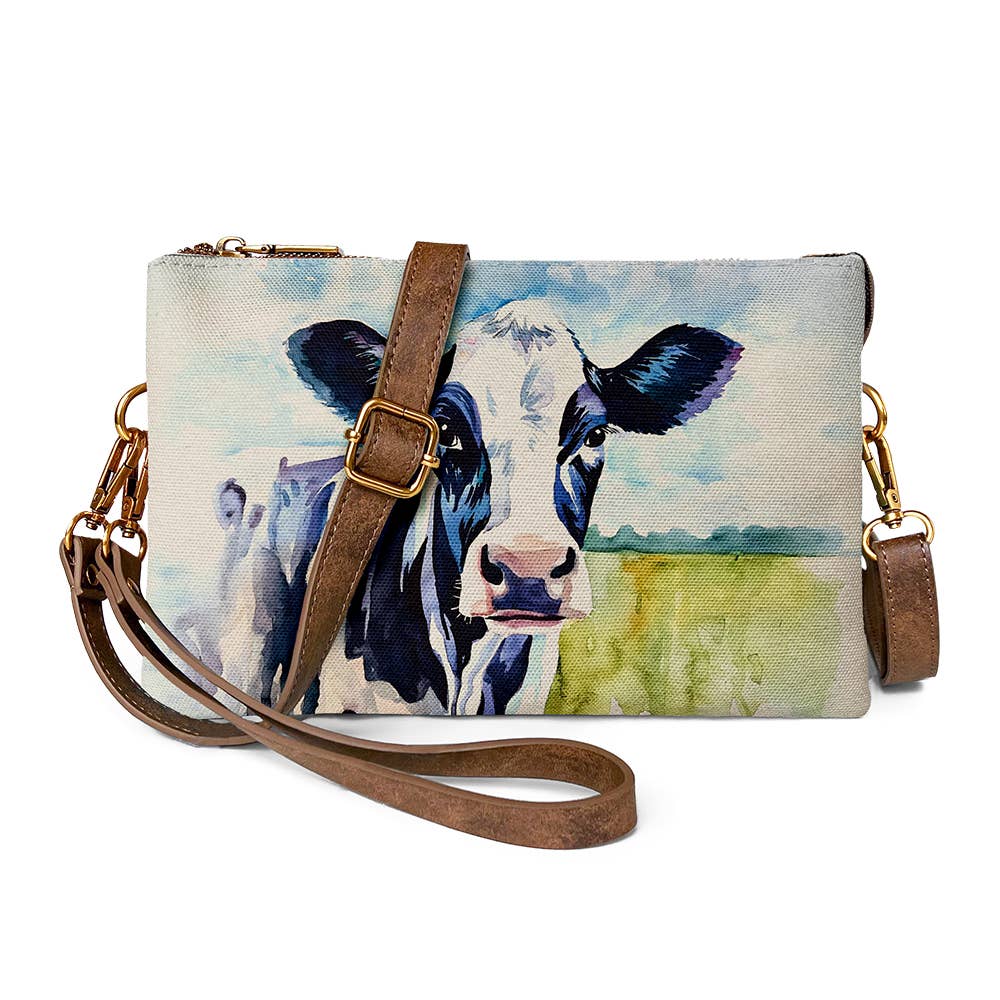 ANNGOTI - Cow Crossbody Bag