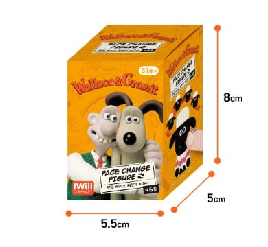 K-Wonderland - Wallace & Gromit Face Change Figure – Blind Box Collection