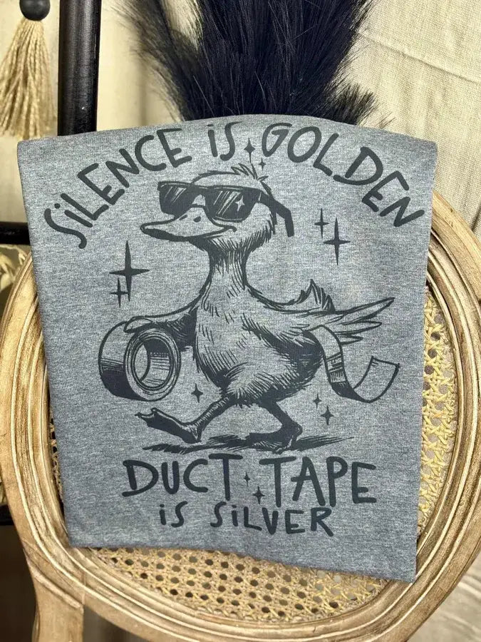 1/2 Penny Wholesale -  Silence is Golden Duck Tee