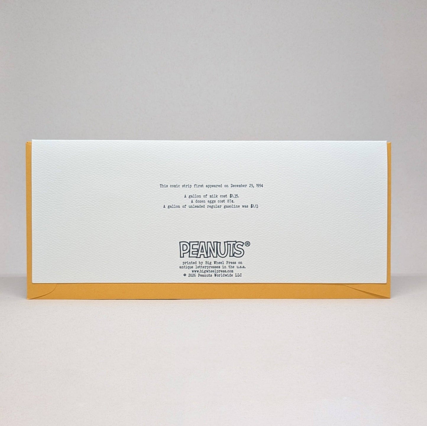 Big Wheel Press - There's Something you Should Know - Peanuts Greeting Card