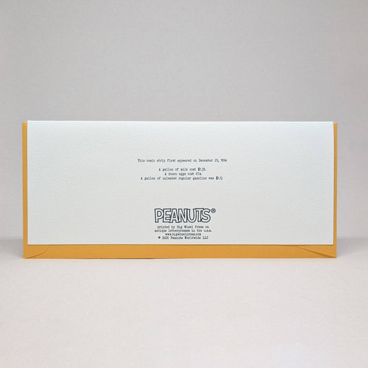 Big Wheel Press - There's Something you Should Know - Peanuts Greeting Card