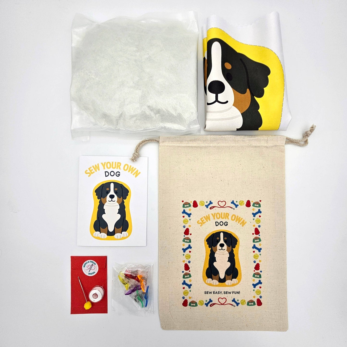 Nickwilljack - Dog Sewing Kit - Bernese Mountain Dog