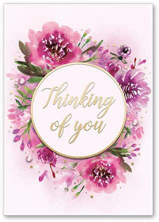 Lady Jayne -  Thinking of You Greeting Card
