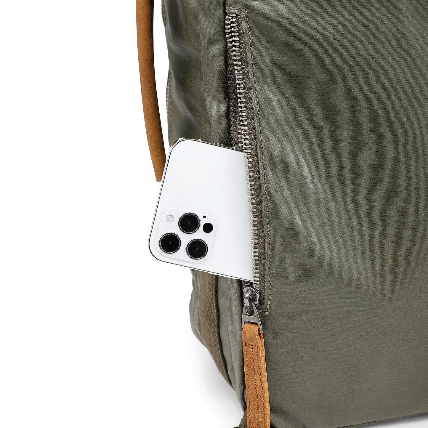 TSD Brand - Madrone Coated Canvas Backpack