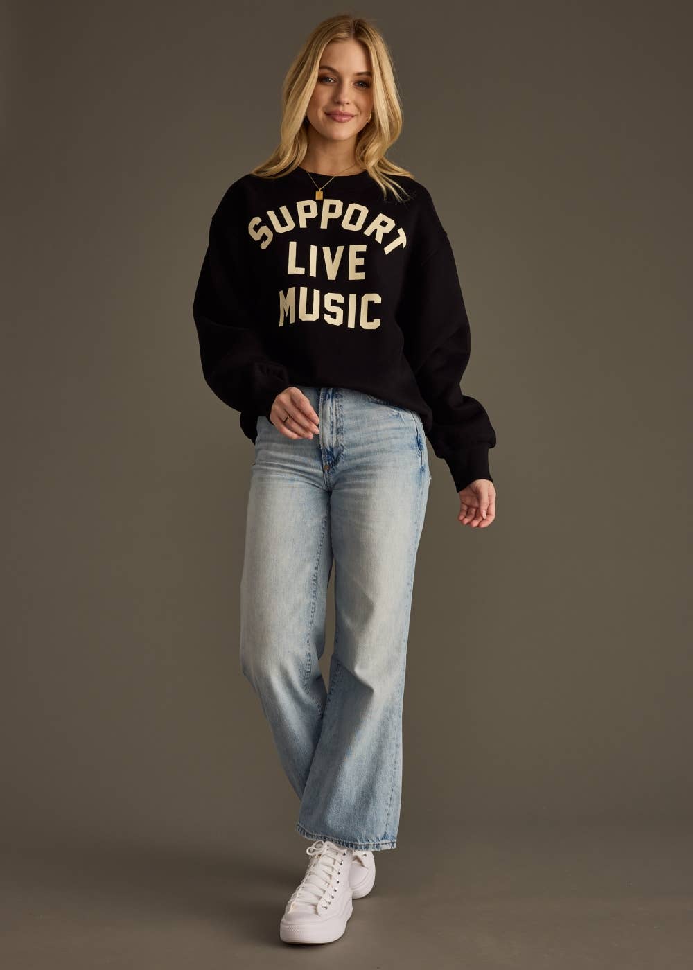 Panache Apparel Co. - Support Live Music Sweatshirt