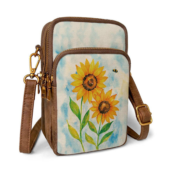 ANNGOTI - Sunflower Cellphone Slingbag