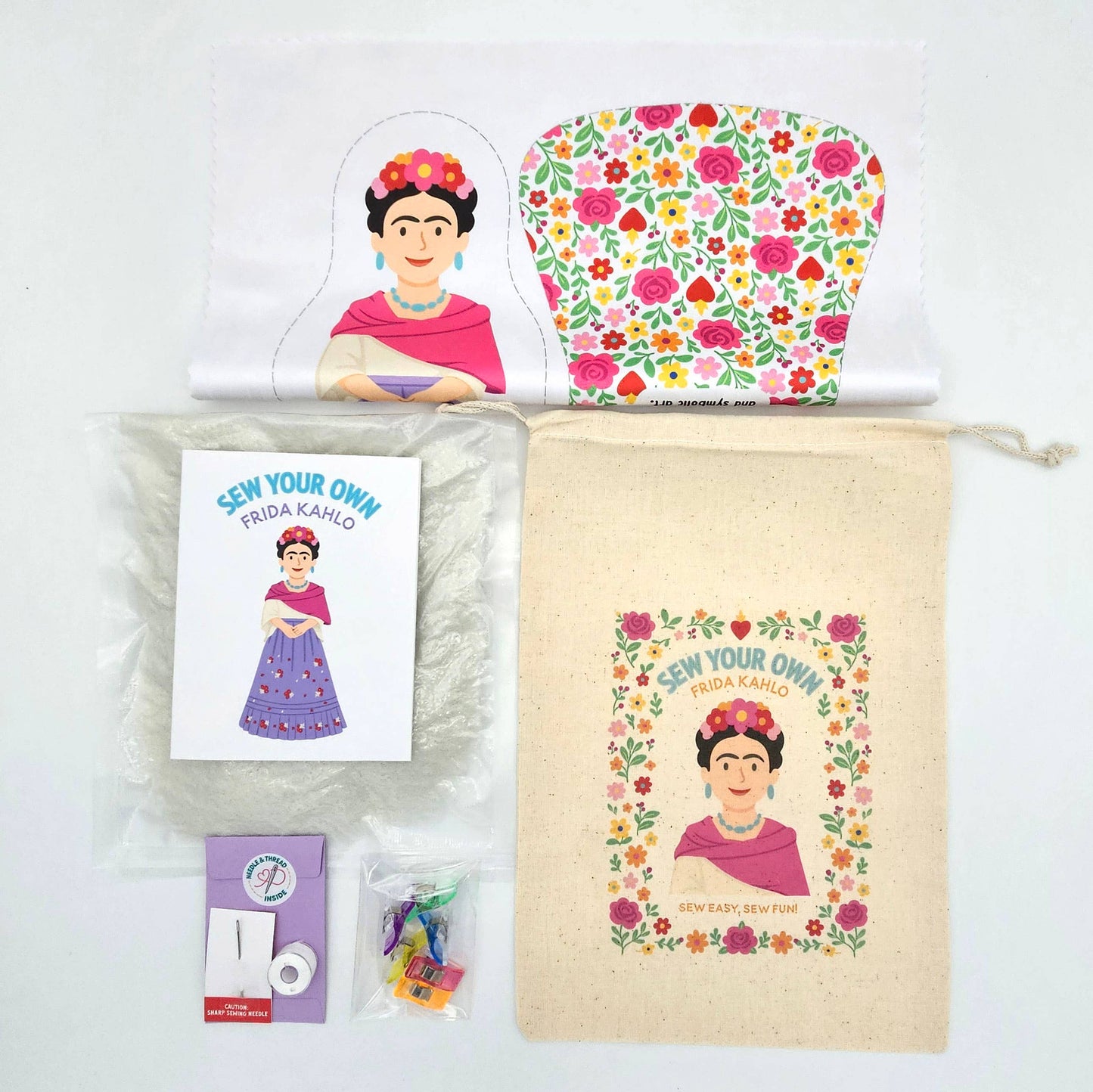 Nickwilljack - Sew Your Own Frida Kahlo Doll Kit