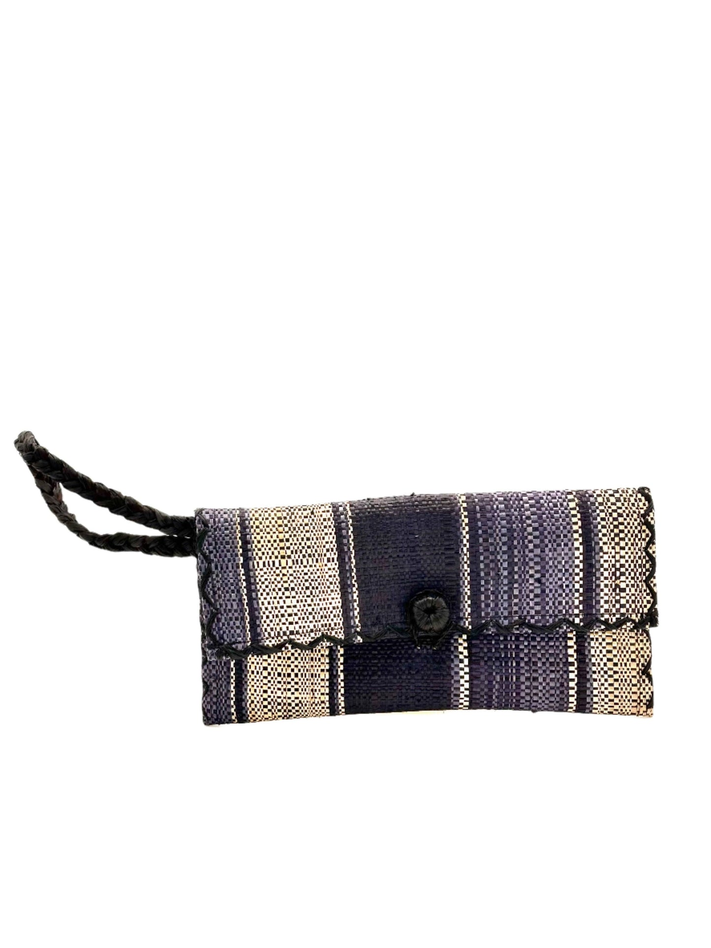 Shebobo - ChiChi Straw Envelope Clutch Purse Wristlet Bag