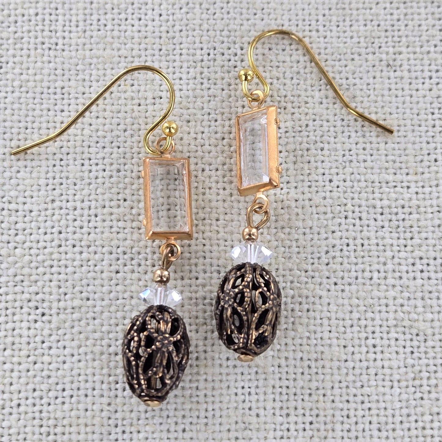 Sadie Green's Jewelry - Crystal Filigree Earring