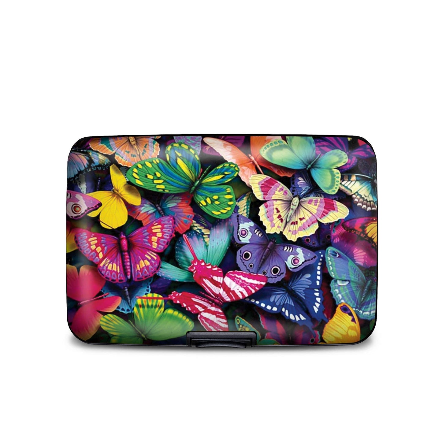 Monarque - Butterfly - Painted Butterfly Collage Armored Wallet