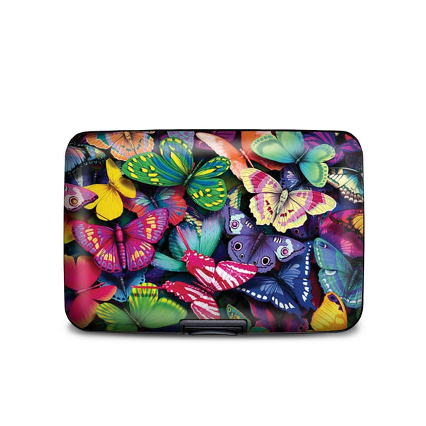 Monarque - Butterfly - Painted Butterfly Collage Armored Wallet