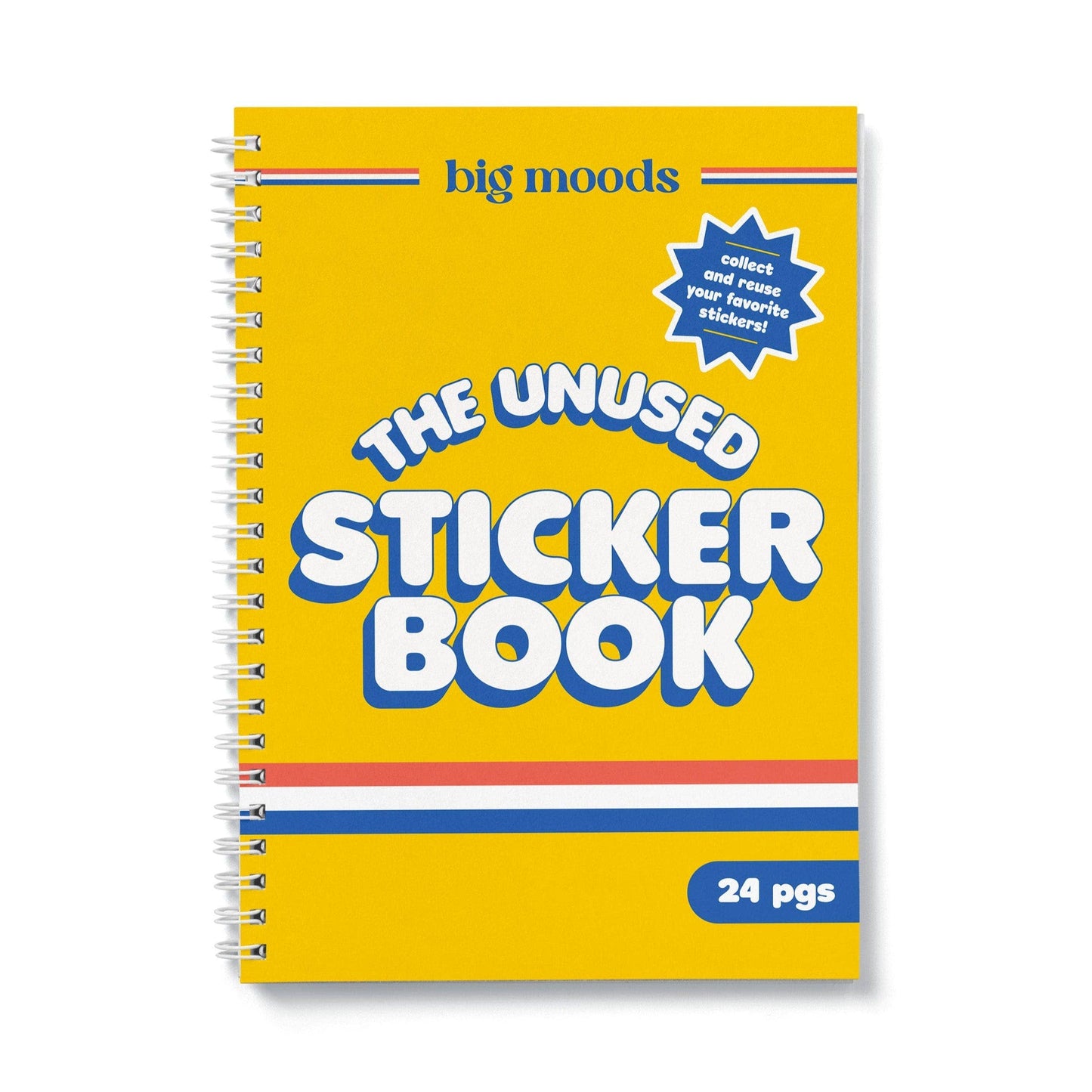 Big Moods - The Unused Sticker Book - Yellow