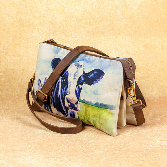 ANNGOTI - Cow Crossbody Bag