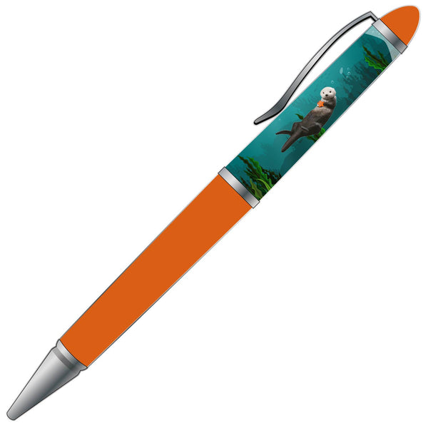 Little Critterz - Sea Otter Floaty Pen-Orange