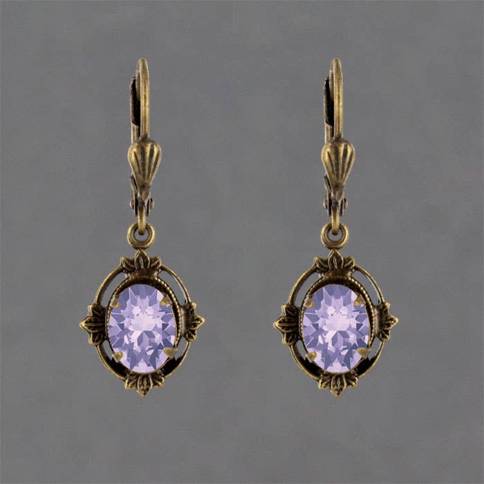 Sadie Green's Jewelry - Leaf Frame Earring