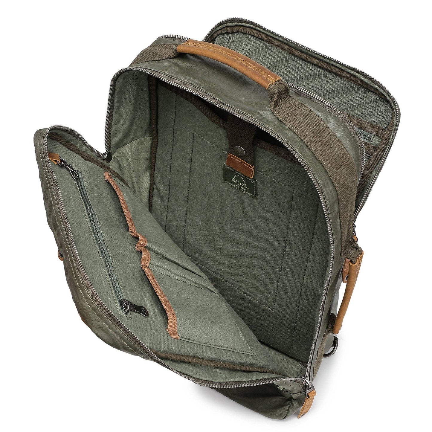 TSD Brand - Madrone Coated Canvas Backpack