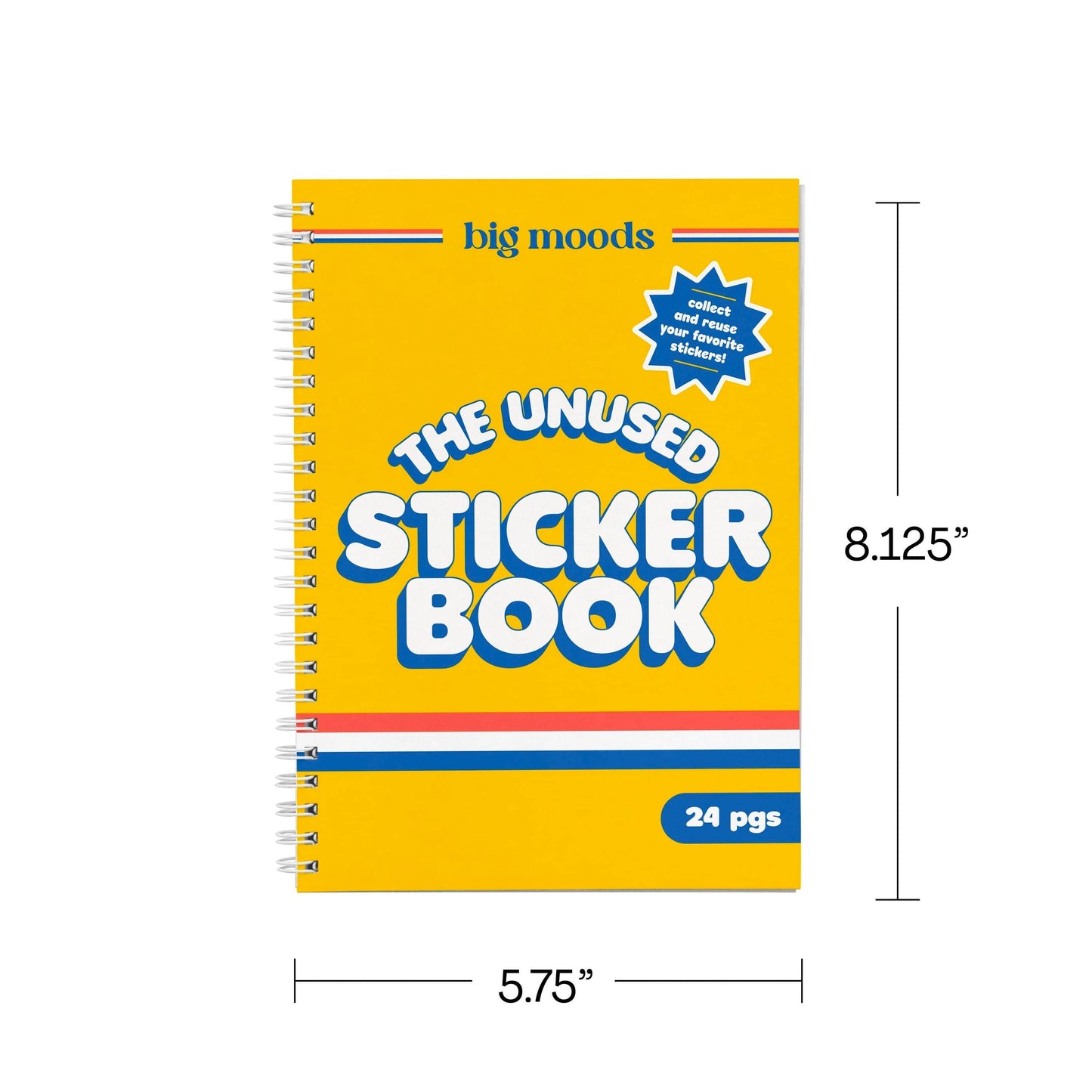 Big Moods - The Unused Sticker Book - Yellow