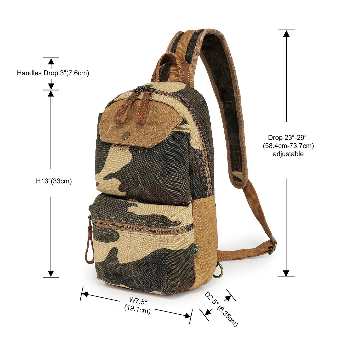 TSD Brand - Mountain Leaf Sling Bag