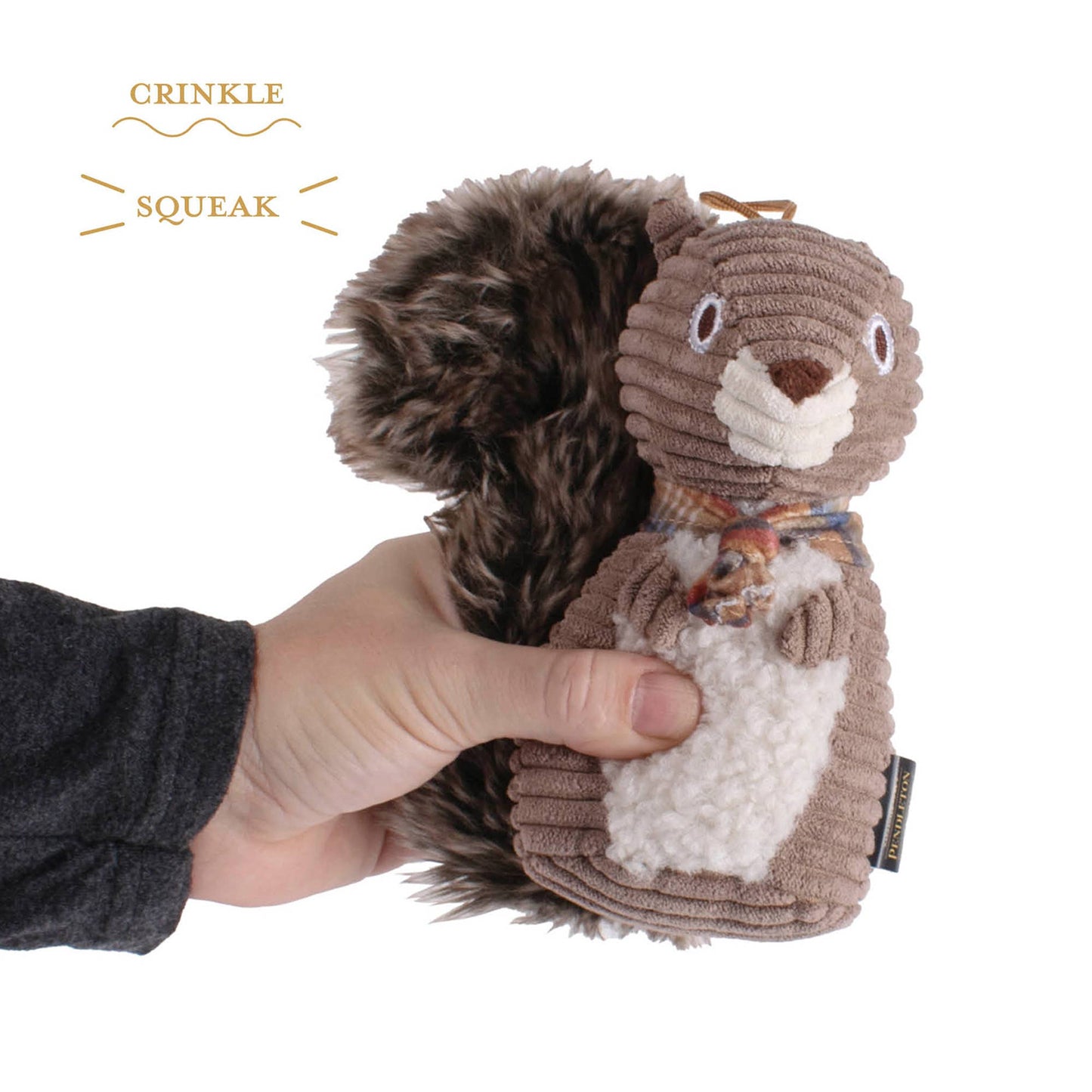Carolina Pet Company - Pendleton Plush Squirrel Dog Toy