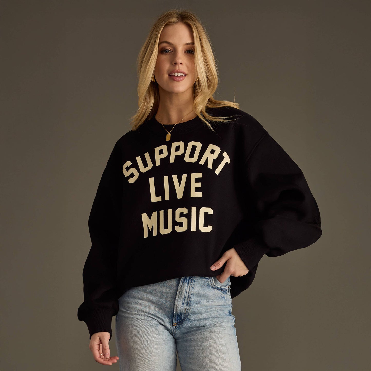 Panache Apparel Co. - Support Live Music Sweatshirt