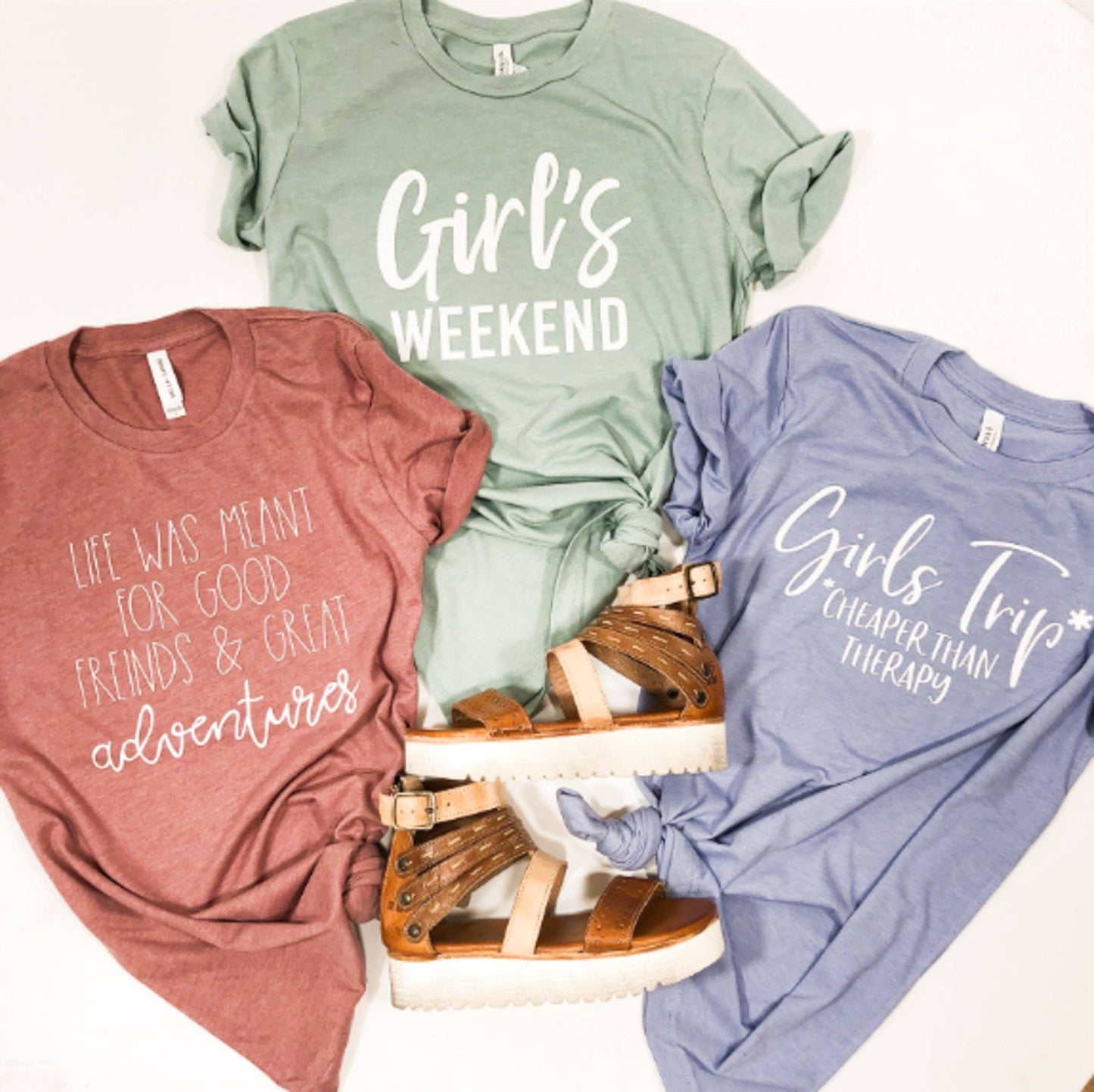 Peach Closet - Girl's Trip Cheaper Than Therapy Tee