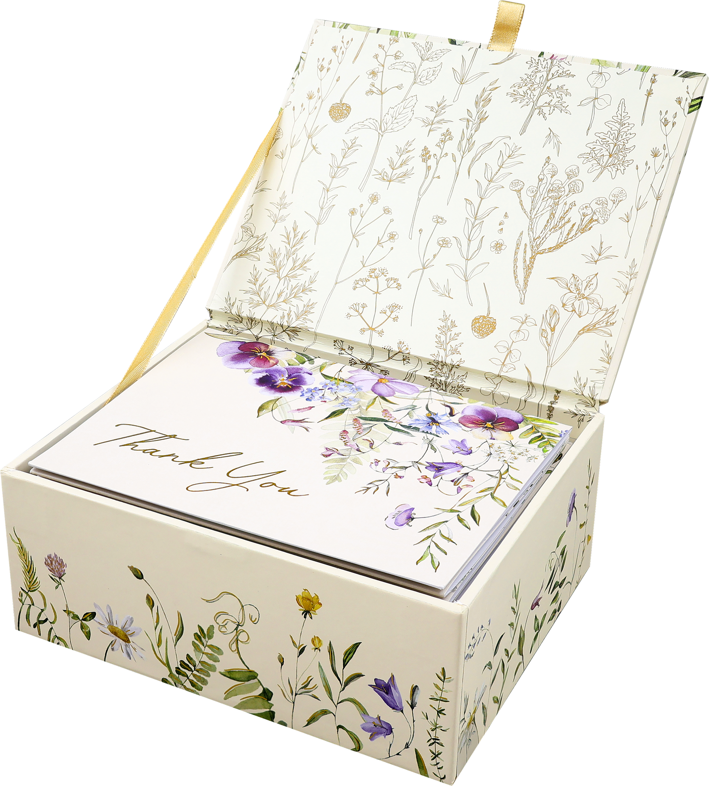 Peter Pauper Press - Wildflowers Premium Thank You Note Cards
