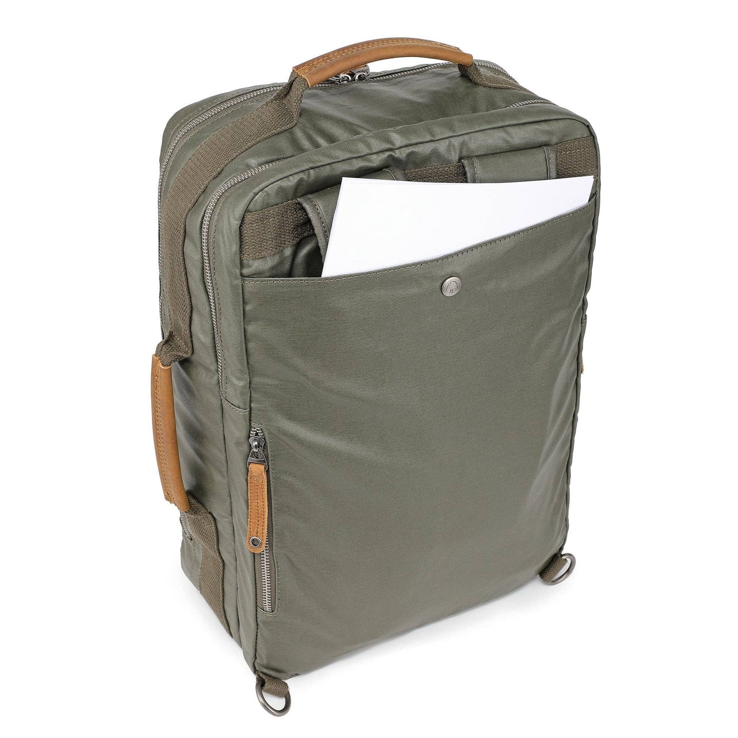 TSD Brand - Madrone Coated Canvas Backpack