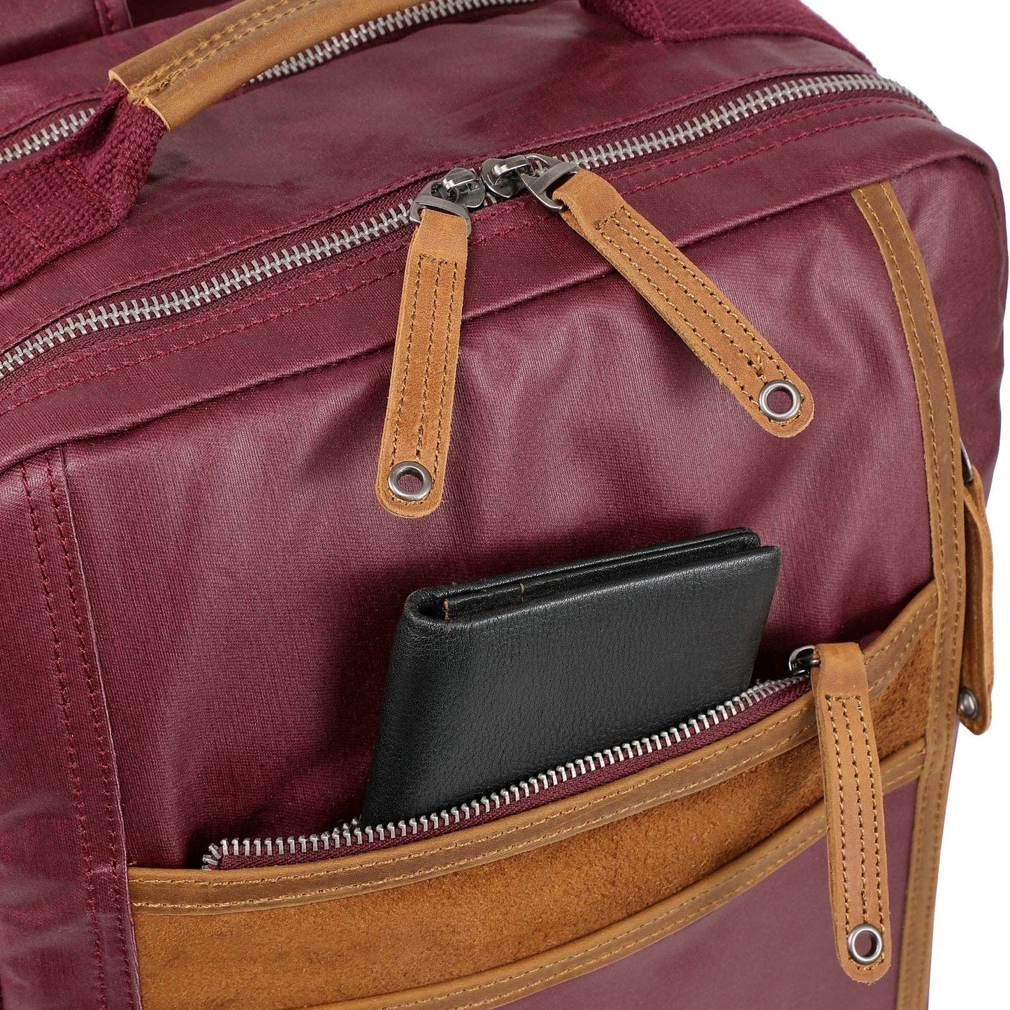 TSD Brand - Madrone Coated Canvas Backpack