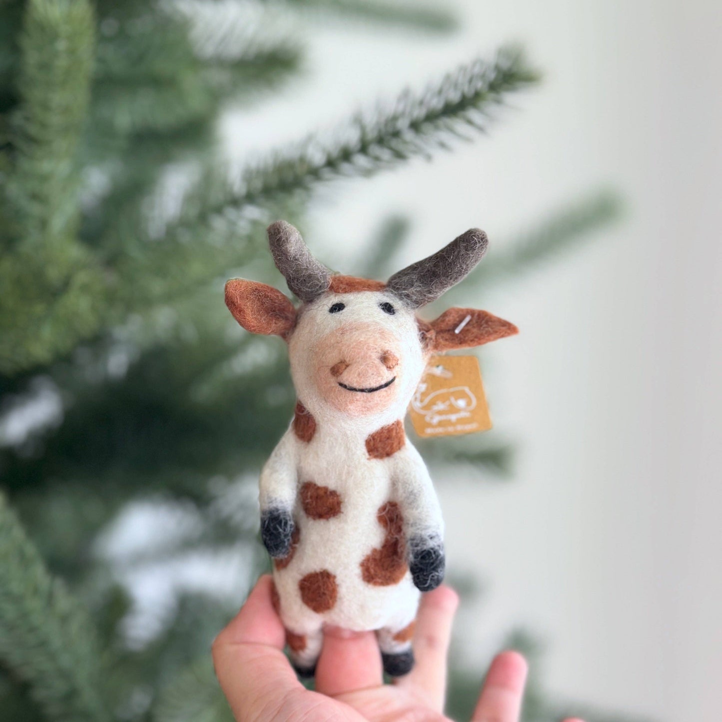 Ganapati - Brown Cow Finger Puppet