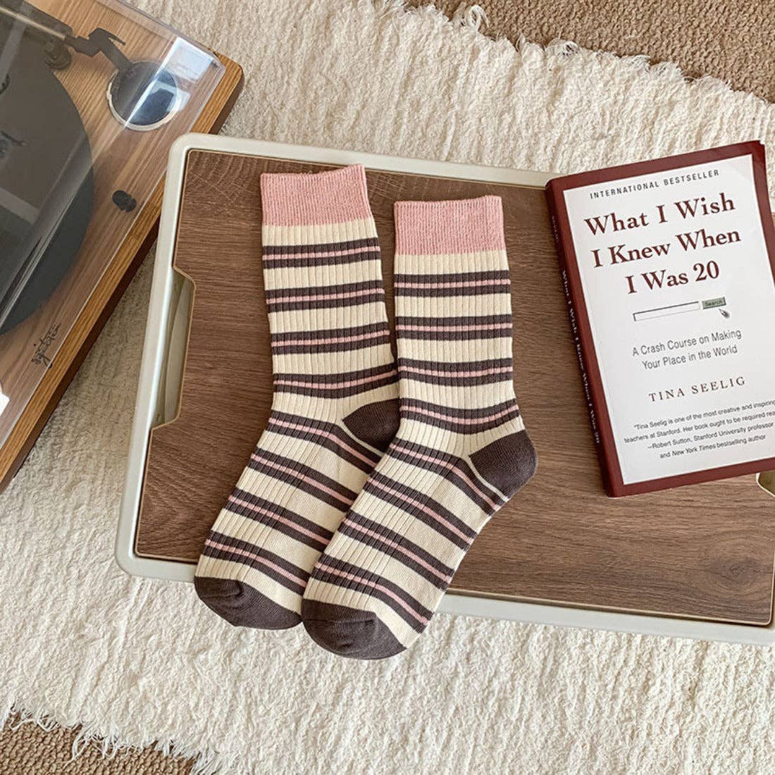 Funkyrel® Atzbranding Limited - Rufia - Striped Women's Socks