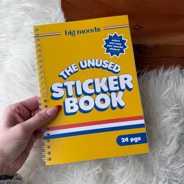 Big Moods - The Unused Sticker Book - Yellow
